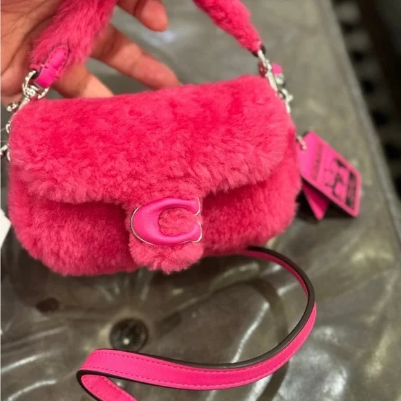 NWT Coach The Lil Nas X Drop Tabby Bag 12 In Shearling CP940 - Picture 6 of 12